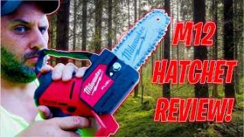 Milwaukee M12 Hatchet REVIEW! This new Milwaukee M12 Hatchet is way more useful than I thought!