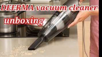 DEERMA vacuum cleaner DX118C unboxing and short review