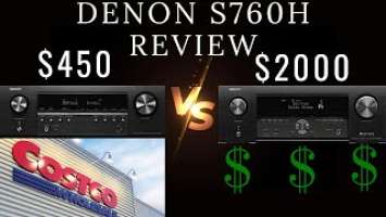 Denon AVR-S760H Review: Costco Excellent Value HDMI 2.1 4k 120Hz VRR Receiver Vs X4700H