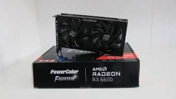 PowerColor Radeon RX 6600 Fighter 8GB RDNA 2 GPU Unboxing