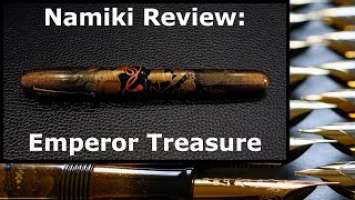 Review of the Namiki Emperor Treasure maki-e fountain pen (4K)