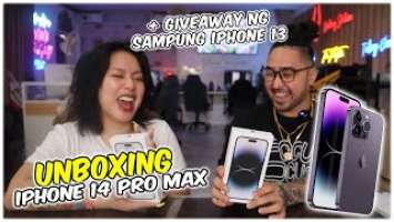 UNBOXING IPHONE 14 PRO MAX SPACE BLACK + GIVEAWAY NG SAMPUNG IPHONE 13