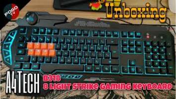 A4Tech Gaming Keyboard | B318-8 Light Strike Gaming Keyboard - Bloody | Unboxing | POGO TV