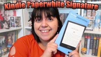 Kindle Paperwhite Signature Unboxing + First Impressions