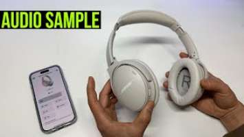 The Latest Bose QuietComfort Wireless Noise Cancelling Headphones Audio Samples with App Walkthrough