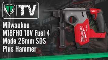 Milwaukee M18FH0 18V Fuel 4 Mode 26mm SDS Plus Hammer