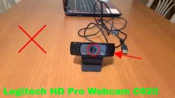 ✅  How To Use Logitech HD Pro Webcam C920 Review