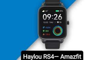 Haylou RS4 obzor ozbek tilida  amazfit Xiaomi