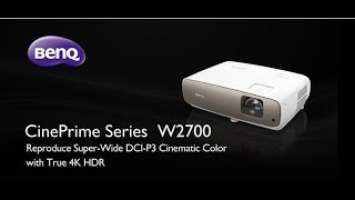 BenQ W2700 4K Home Cinema Projector