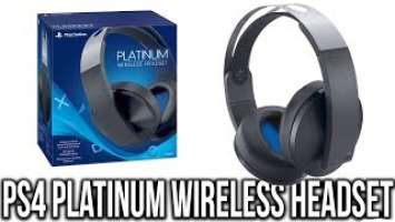 BEST HEADSET FOR PS4 SLIM | PLAYSTATION 4 PLATINUM WIRELESS HEADSET UNBOXING