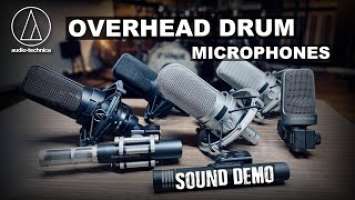 Audio-Technica overhead drum microphones comparison & recording sound demo