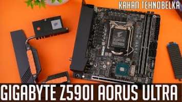 Gigabyte Z590i Aorus Ultra - обзор Mini-ITX платы. +Разгон i7 11700K на воздухе.