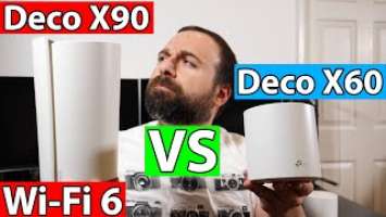 TP Link Deco X60 vs Deco X90 | Dual Band vs Tri Band Mesh WiFi 6