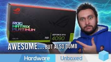 I Can't Afford It! Asus ROG Matrix Platinum GeForce RTX 4090 Review