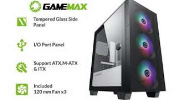 Review Cube Gaming GAMEMAX Mini Aero MATX | Udah Include 3 Fan RGB MANTAP