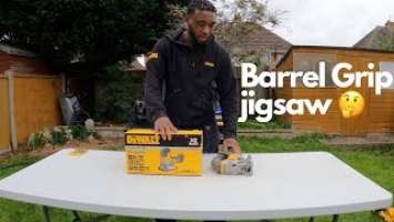 NEW Dewalt Barrel Grip Jigsaw Unboxing , review and usage (DCS335N)