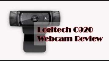 Logitech HD Pro Webcam C920 Review: NICE!