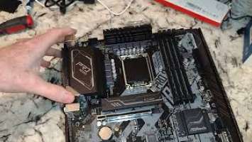 Unboxing AsRock B660m Pro RS motherboard LGA 1700