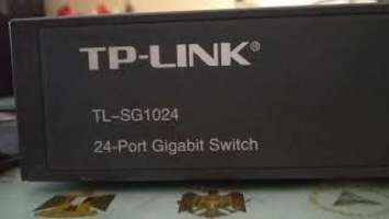 Modification TP-LINK TL-SG1024 Gigabit Switch use DC Power