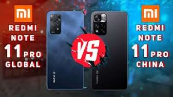 Xiaomi Redmi Note 11 Pro 5G Global vs Xiaomi Redmi Note 11 Pro 5G China