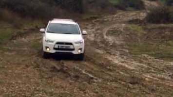 MITSUBISHI ASX OUTLANDER SPORT RVR OFFROAD SNOW various TESTS on MICHELIN LATITUDE CROSS 215/70/16