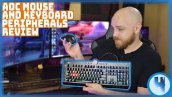 AOC AGON Tournament Grade Gaming Mouse and Keyboard Combo - AGK700 & AGM700 (2021 Unbox and Review)