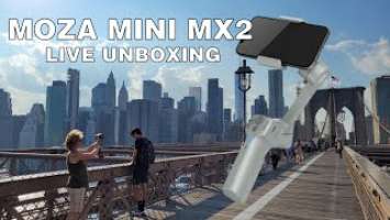 Live Unboxing:  Moza Mini MX2 - My Favourite Gimbal Gets an Update!