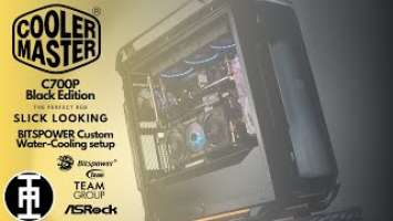 Cooler Master Cosmos C700P Black Edition | i9-11900k Z590 Taichi | Black & GOLD RGB Water Cooled PC