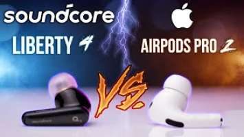 Soundcore Liberty 4 VS Airpods Pro 2 - Which Should YOU Buy??