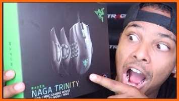 Razer Naga Trinity Gaming Mouse Unboxing