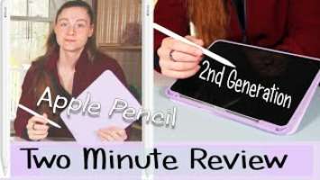 Apple Pencil 2nd Generation - iPad2 MINUTE REVIEW⭐