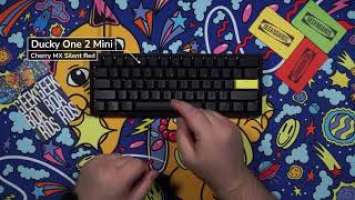 Typing / Тайпинг Ducky One 2 mini Сherry MX Silent Red