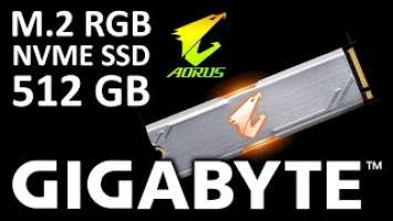 SSD  GIGABYTE AORUS RGB M.2 NVMe 512Gb GP-ASM2NE2512GTTDR