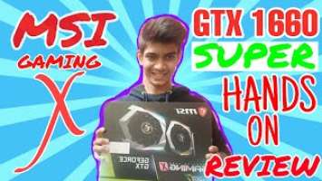 MSI GAMING X || GTX 1660 SUPER || REVIEW ||