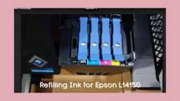 How to Refill EPSON EcoTank Printers:Epson  L14150