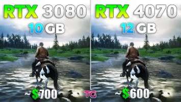 RTX 4070 vs RTX 3080 - Test in 10 Games