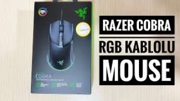 RAZER COBRA RGB KABLOLU MOUSE UNBOXING