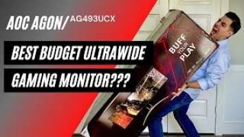 AOC AGON AG493UCX Gaming Monitor REVIEW... Best Budget Ultrawide Gaming Monitor???