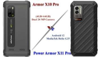 Ulefone Armor X10 Pro Vs Ulefone Power Armor X11 Pro | Full Specifications | Features | 2022