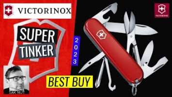  Victorinox SUPER TINKER - A Essential Victorinox Knife ... UNBOXING | Review | SAK | EDC | Red