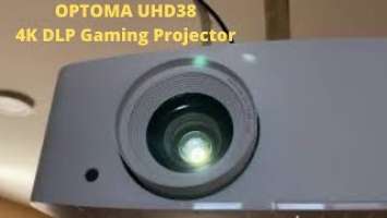 OPTOMA UHD38 True 4K DLP Gaming Projector , 240Hz , 3D Capable | Unboxing