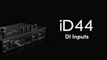 JFET DI Inputs on the Audient iD44 MKII Audio Interface