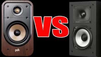 [Sound Battle] Polk Audio ES20 vs XT20  Bookshelf Speakers / Yamaha R-S202 Receiver