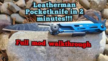 Leatherman Signal Pocketknife Conversion. So easy!