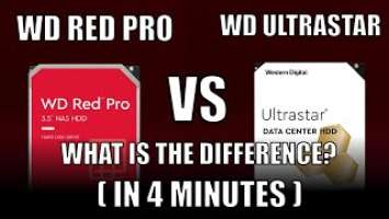 WD Red Pro vs UltraStar Hard Drives in 4 MINUTES!