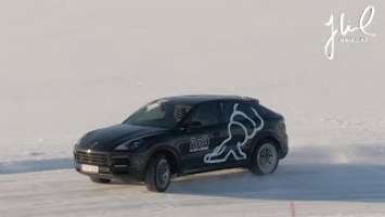 Pushing my Cayenne Coupe E-Hybrid on Ice track with Michelin X ice North 4 | EP 130