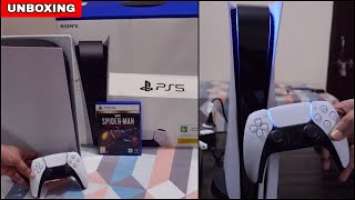 Sony PS5 UNBOXING In July 2021 & Spiderman Miles Morales Gameplay | Sony Playstation 5 UNBOXING ||