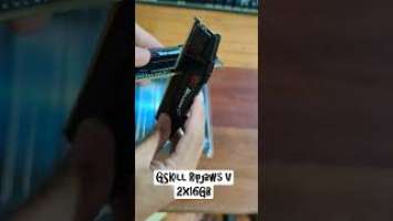 Quick Unboxing | G.Skill Ripjaws V 2x16GB DDR4 #gaming #pcbuild #gamingpc #gskill #shorts