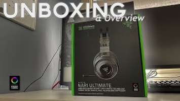 Razer Nari Ultimate 7.1 Wireless Gaming Headset Unboxing