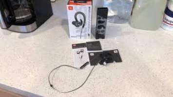 JBL REFLECT CONTOUR 2 REFLECTIVE BLUETOOTH WIRELESS EARBUDS ( COLOR SILVER/BLACK) UNBOXING/REVIEW